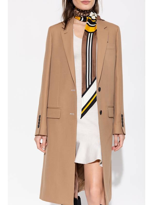 Burberry Oakley Single Coat Camel
