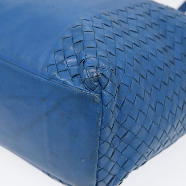 Bottega veneta INTRECCIATO Tote Bag Leather Blue Auth 85400