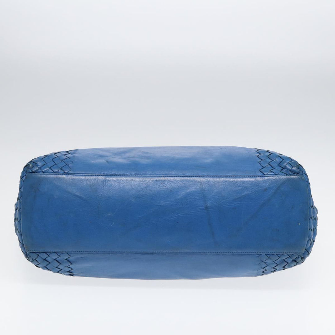 Bottega veneta INTRECCIATO Tote Bag Leather Blue Auth 85400