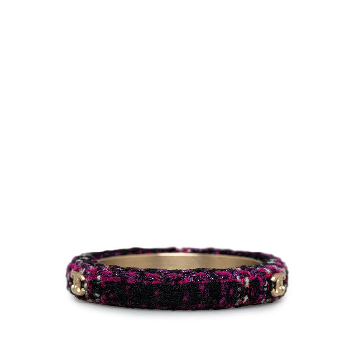 Top Quality Chanel Coco Bangle Pearl Gold Twid   Chanel