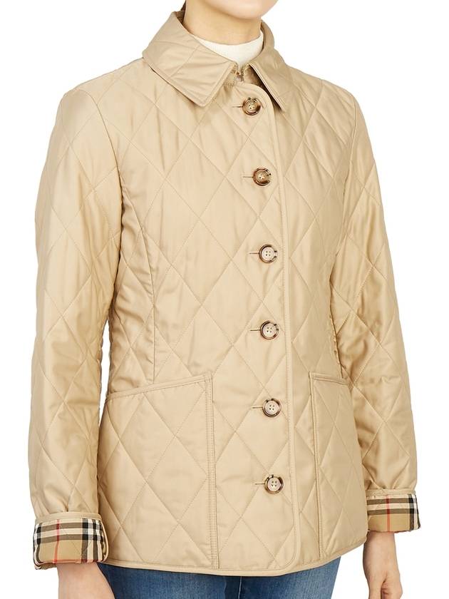 Burberry Diamond Quilted Thermoregulated Jacket New Chino Beige