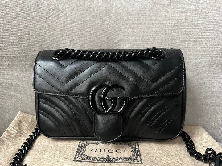 Gucci GG Black Marmont Mini Shoulder Bag (RRP £1,700)