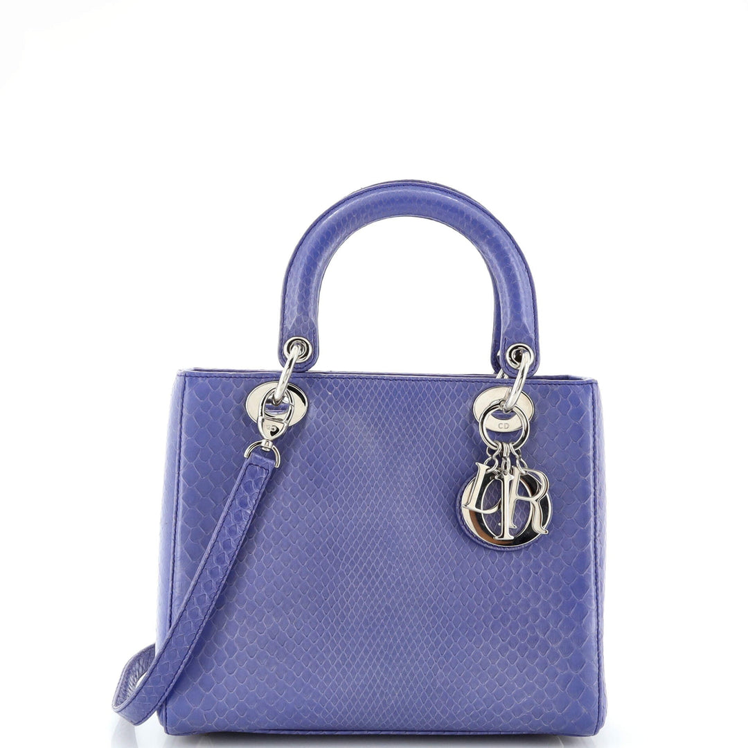 Top quality Dior Lady Top quality Dior Bag Python Medium