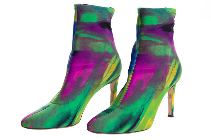 Giuseppe Zanotti Multi Tie-Dye Sock Boots SZ 37