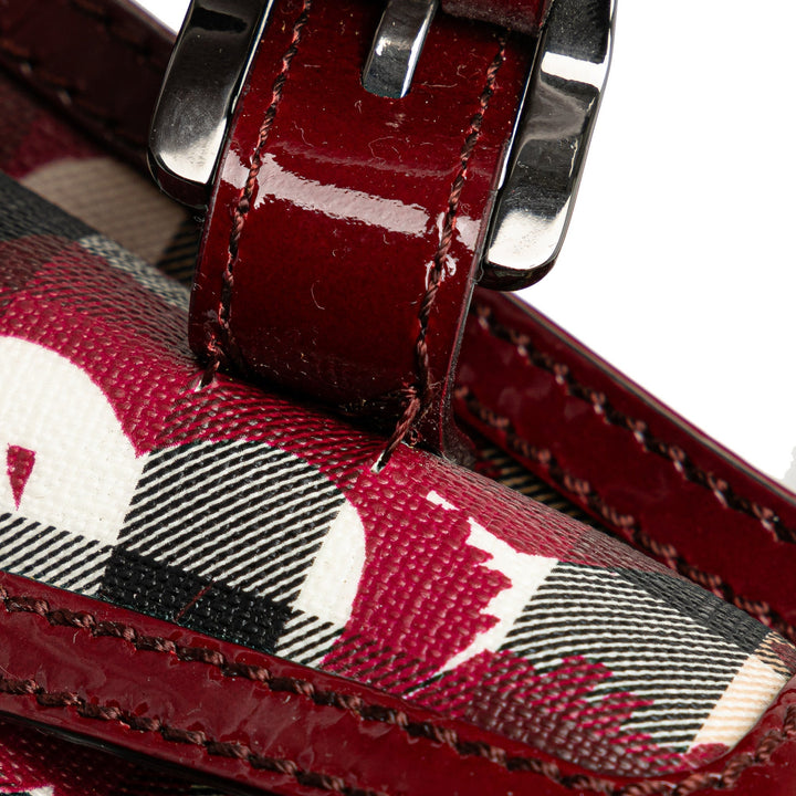 BURBERRY House Check Hearts Shoulder Bag