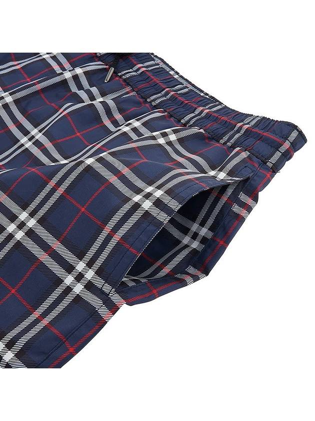Burberry Check Swim Shorts Navy