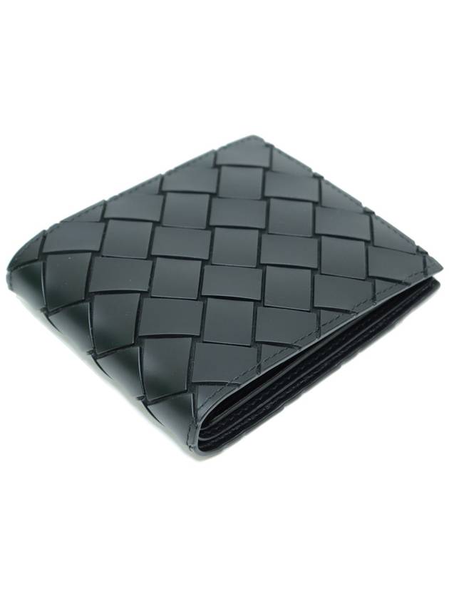 Bottega veneta Brand new almost 605721 Intrecciato rubber silicone leather half wallet Bottega