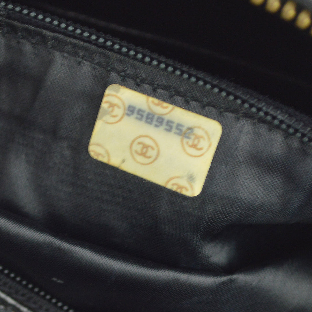 Top Quality Chanel Black Caviar Skin Pocket Camera Bag