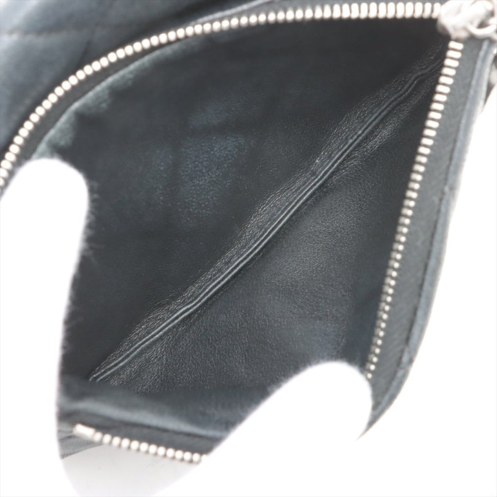 Top Quality Chanel Lambskin  Chain Shoulder Bag Black Silver Gold  17th