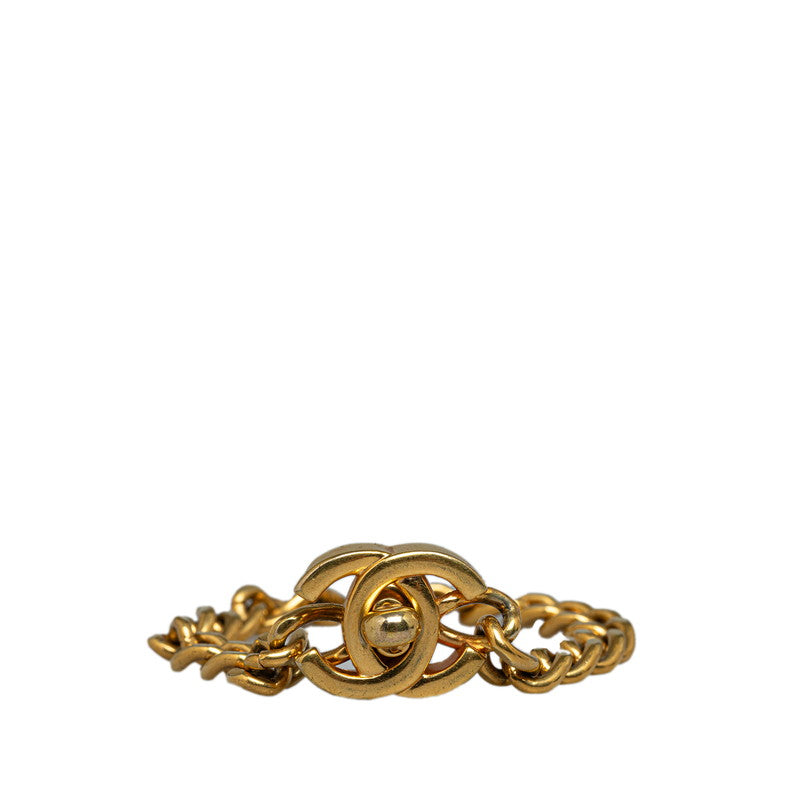 Top Quality Chanel Vintage Coco Turn-Lock Chain Bracelet G   Chanel