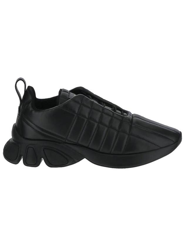 Top Quality Burberry Quilted Leather Classic Low-Top Sneakers Black