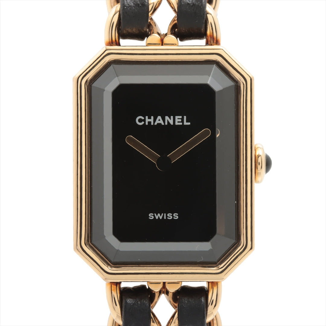Top Quality Chanel Premium H6951 GP  Leather QZ Black