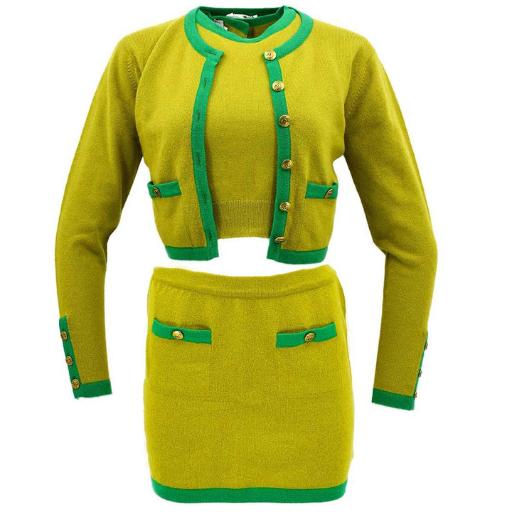 Top Quality Chanel Cardigan Green
