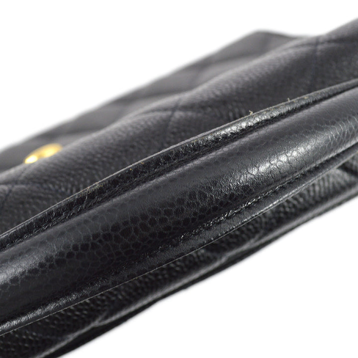 Top Quality Chanel Black Caviar Briefcase Business Handbag