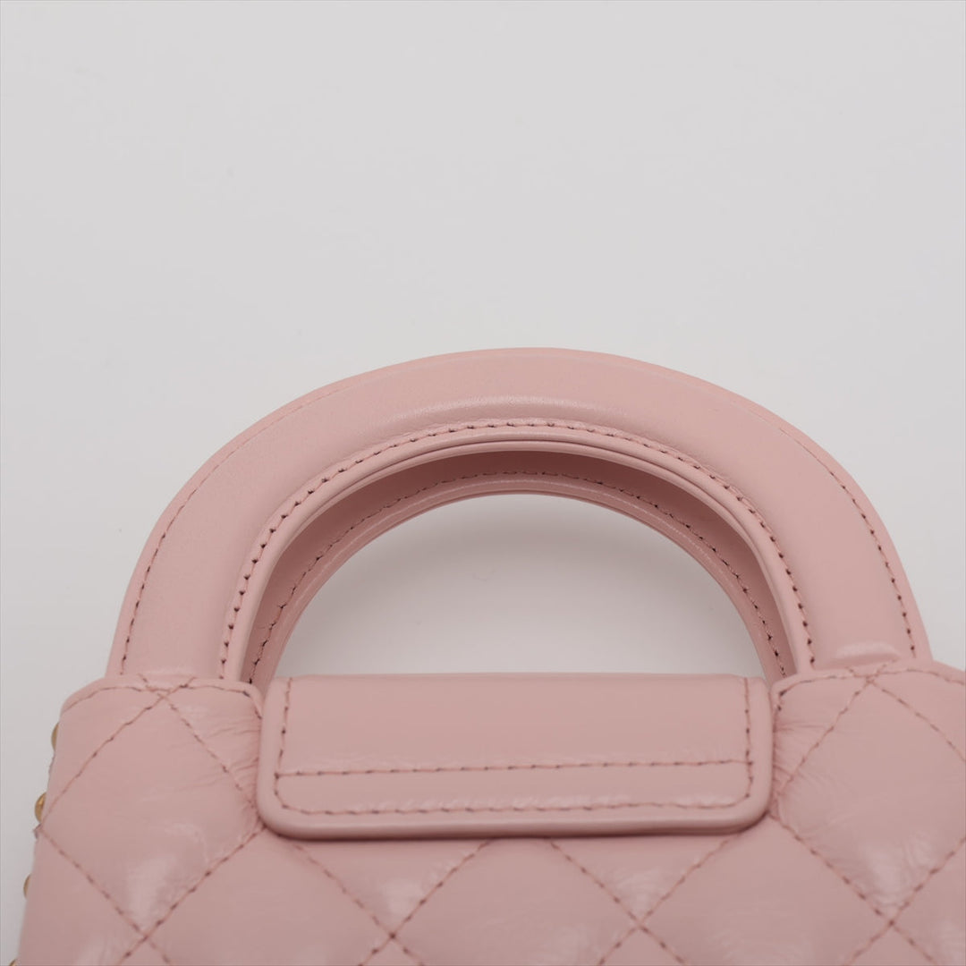 Top Quality Chanel Lambskin  Chain Shoulder Bag Pink G  AP3435