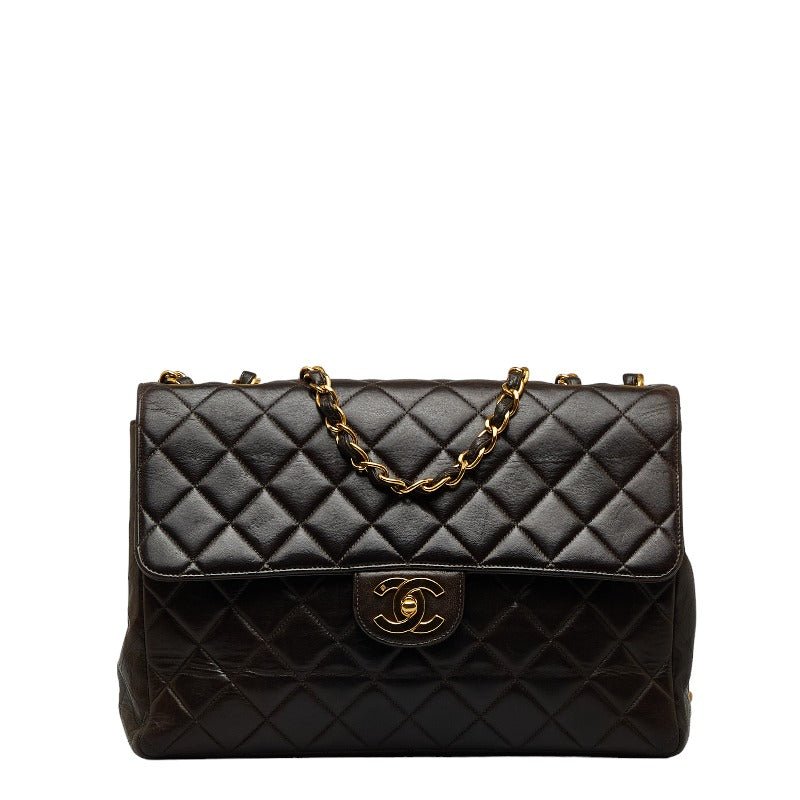Top Quality Chanel Decamatrasse 30 Cocomark ingle Flap Chain Shoulder Bag Black   CHANEL