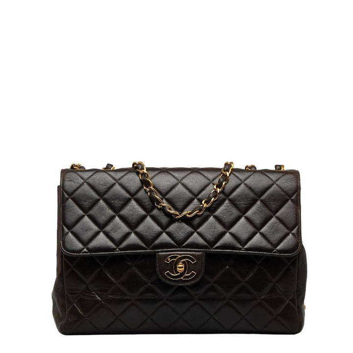 Top Quality Chanel Decamatrasse 30 Cocomark ingle Flap Chain Shoulder Bag Black   CHANEL
