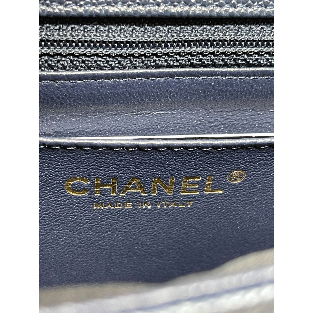Top Quality Chanel Top Quality Chanel Caviar Quilted Mini Rectangular New - Dark Blue