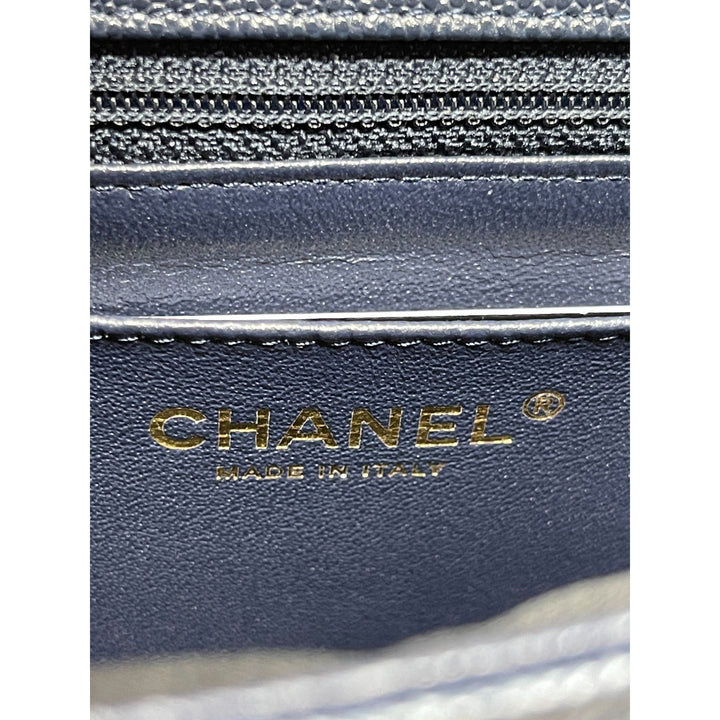 Top Quality Chanel Top Quality Chanel Caviar Quilted Mini Rectangular New - Dark Blue