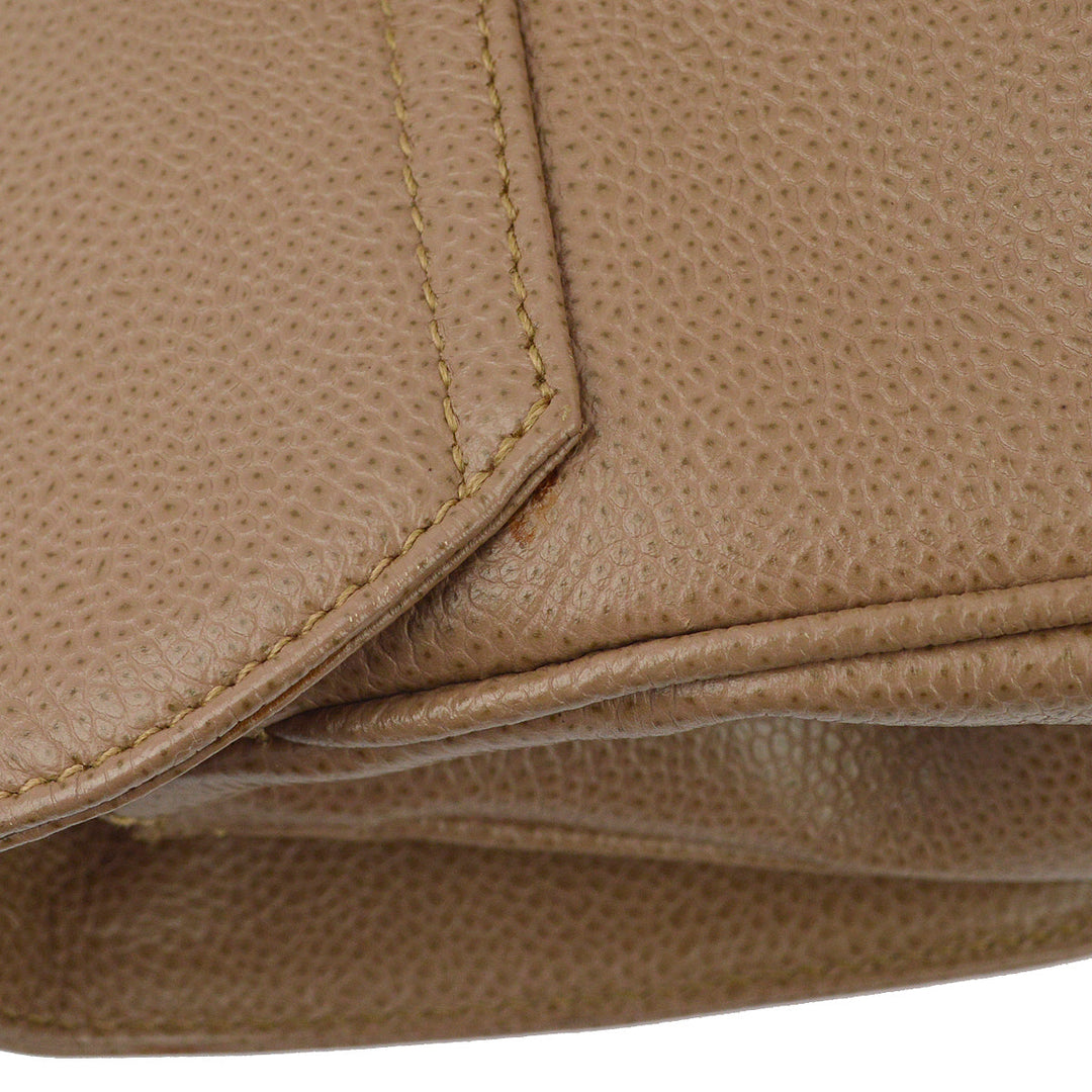 Top Quality Chanel * Brown Caviar Triple CC Backpack
