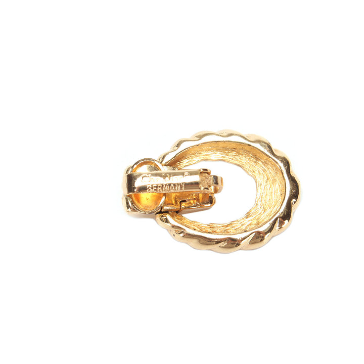 Top quality Dior Twisted Puff Door Knocker Earrings