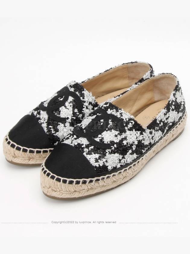 Pearl tweed espadrille 1177hva Chanel
