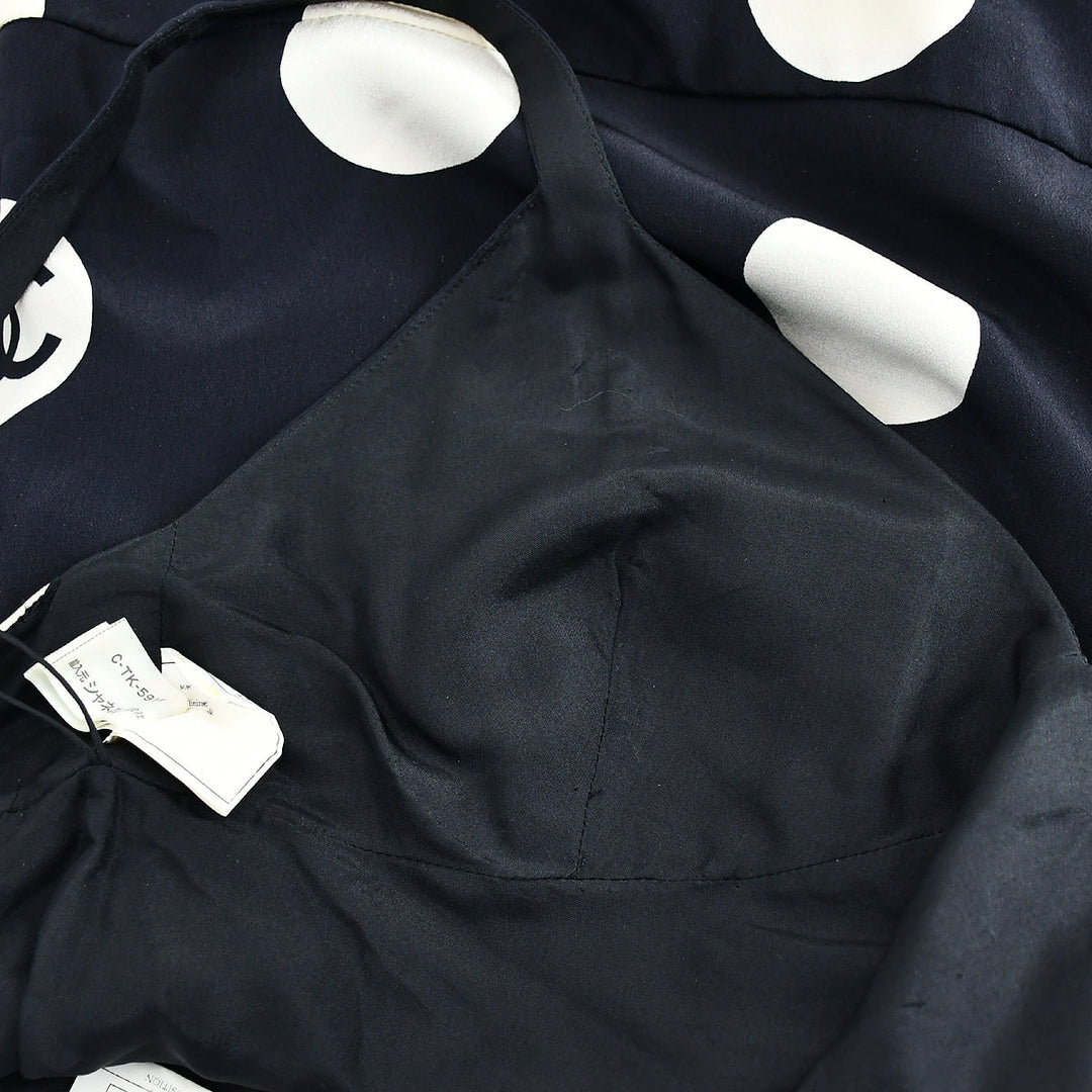 Top Quality Chanel Spring 1997 Runway polka-dot ruffled silk dress #38