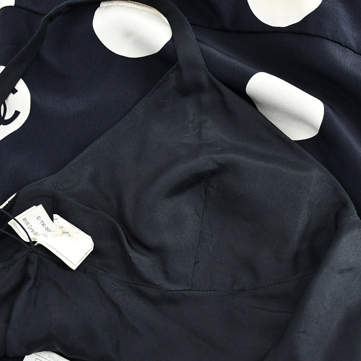 Top Quality Chanel Spring 1997 Runway polka-dot ruffled silk dress #38