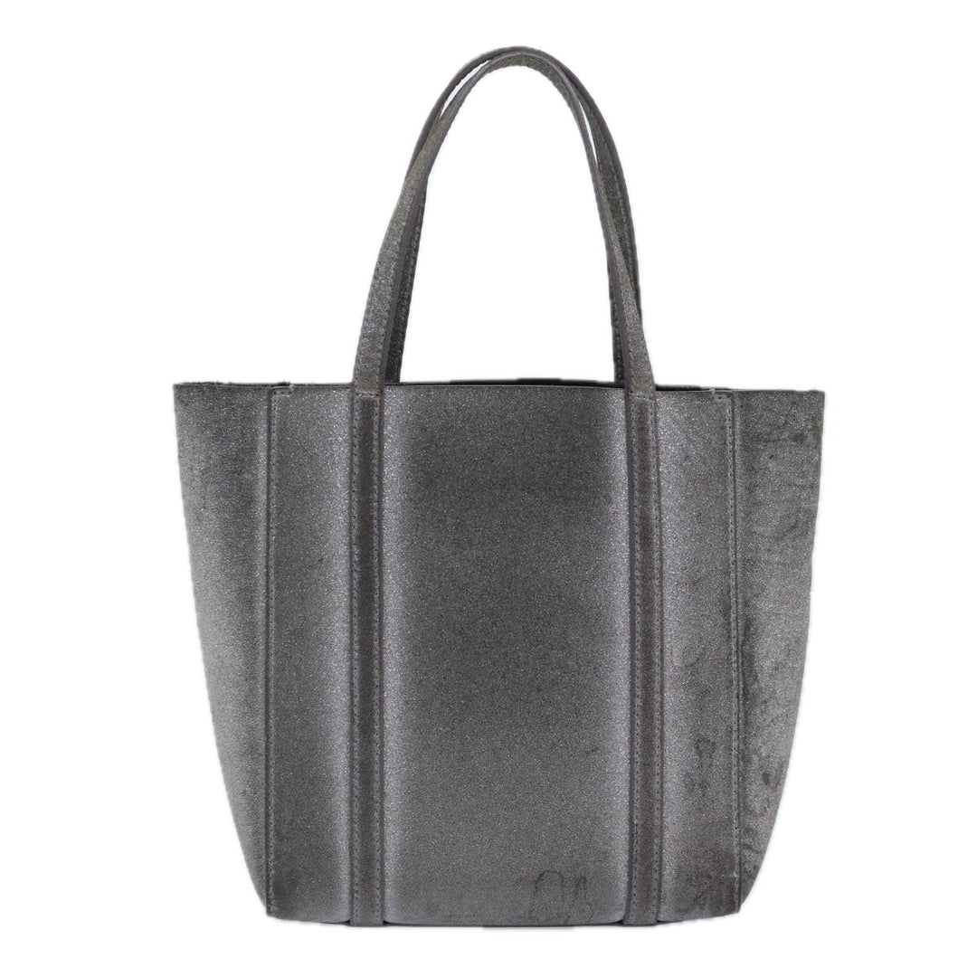 Top Quality Balenciaga Everyday Tote XXS Hand Bag Leather 2way Silver Silver Auth 87205