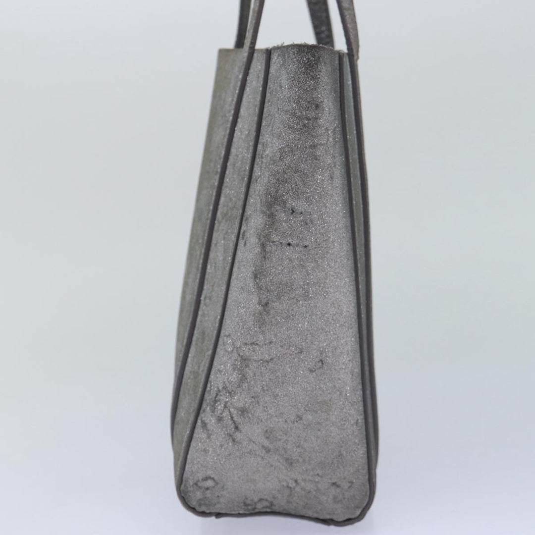 Top Quality Balenciaga Everyday Tote XXS Hand Bag Leather 2way Silver Silver Auth 87205