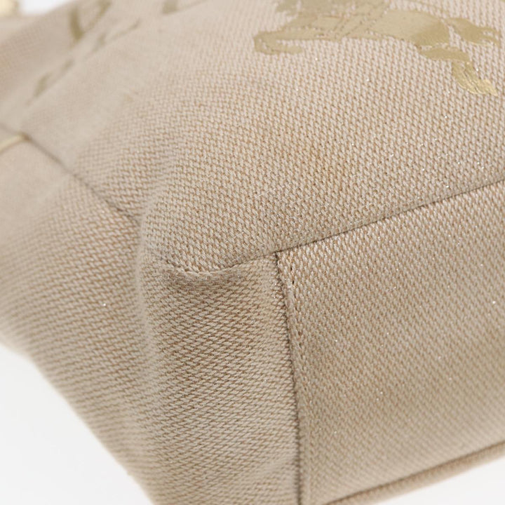Burberry Blue Label Shoulder Bag Canvas Beige Auth 87317