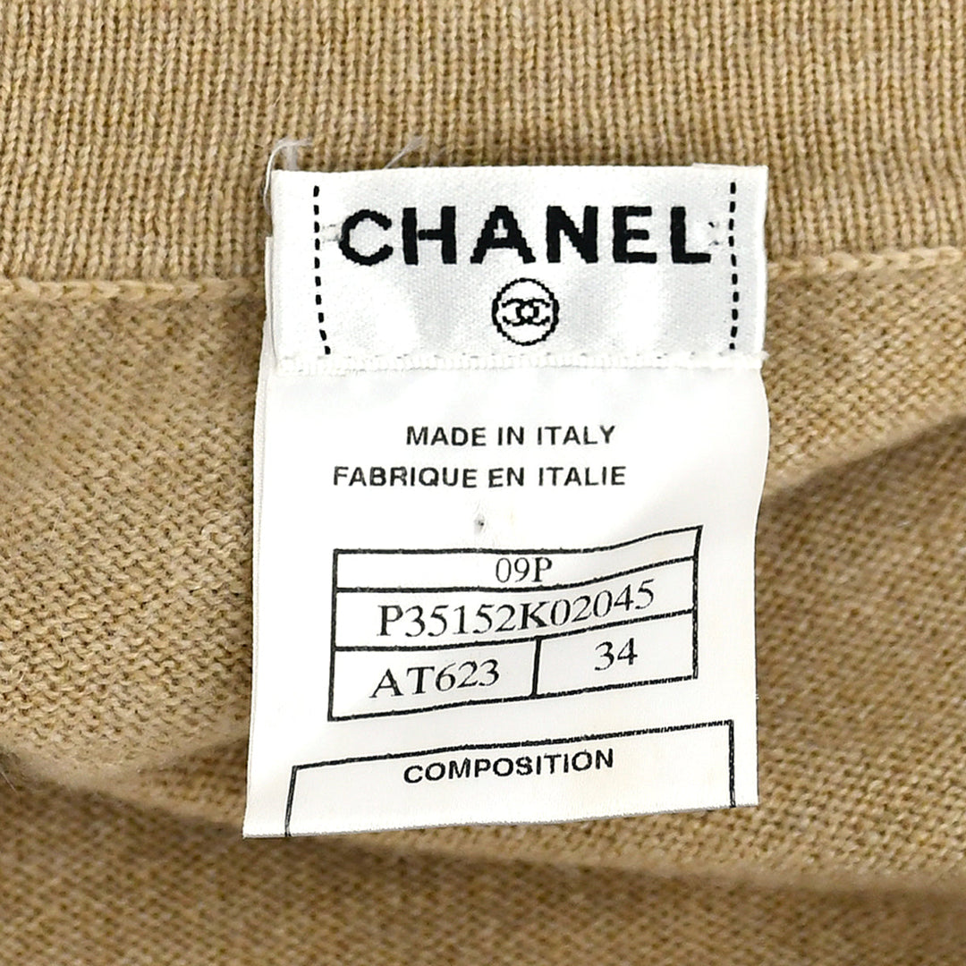 Top Quality Chanel Cardigan Beige 09P #34