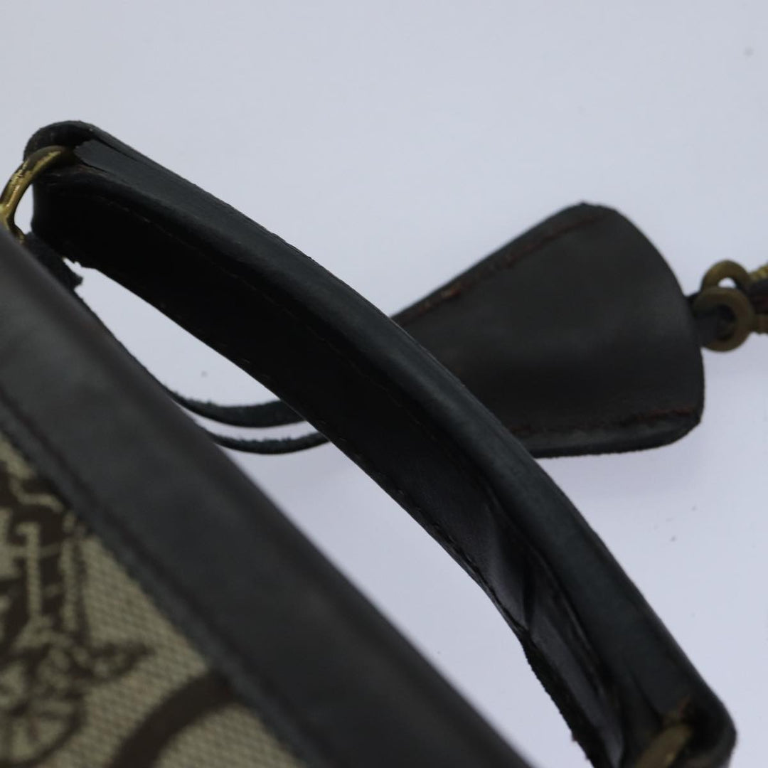 Celine C Sulky Trunk Case Beige Brown Auth 87910