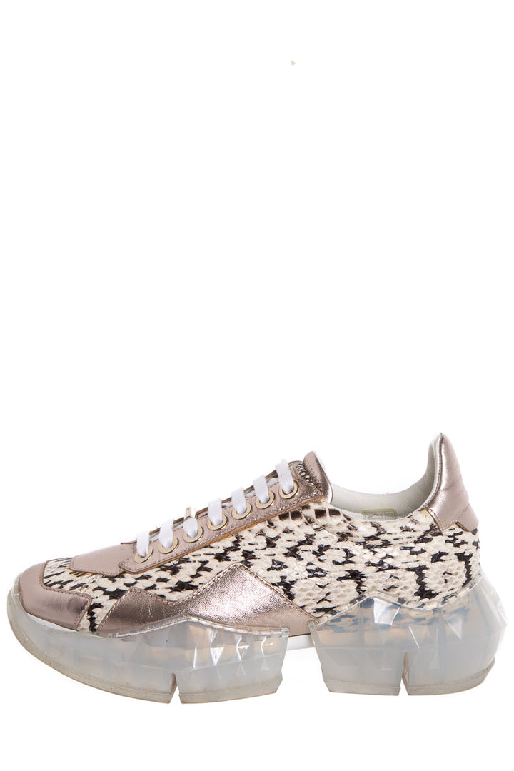 Jimmy Choo Snakeskin Sneakers SZ 37.5