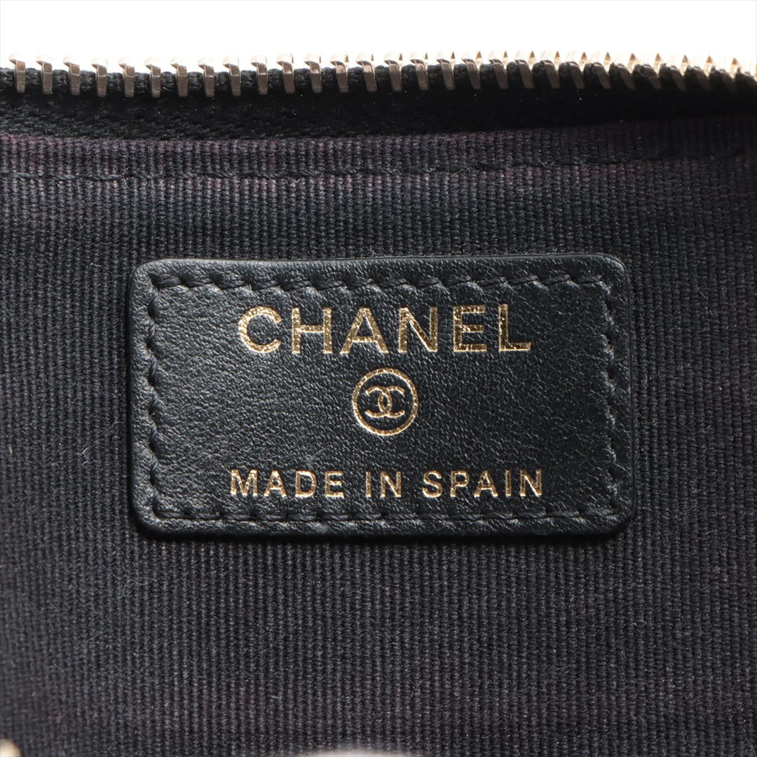 Top Quality Chanel Matrasse Caviar S Coin Case Black G  32rd