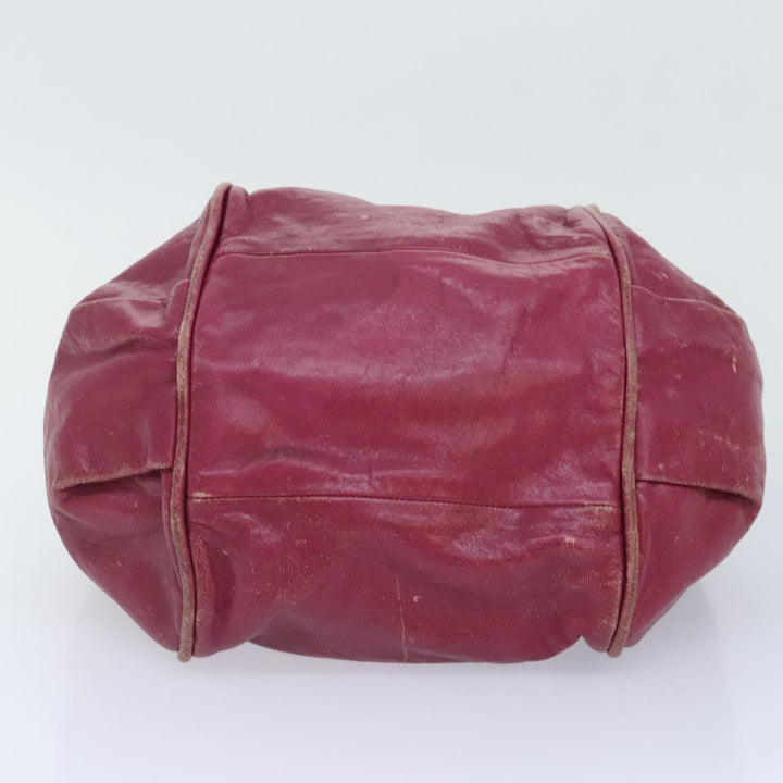 Chloe Etel Shoulder Bag Leather 2way Pink Gold 88188