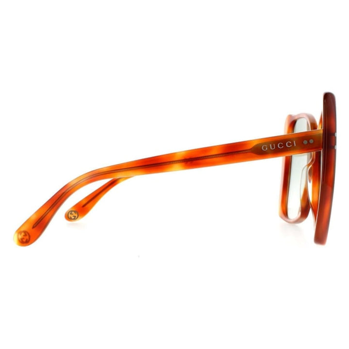Gucci Green Gradient Havana Butterfly  Women's Sunglasses GG0471S-003
