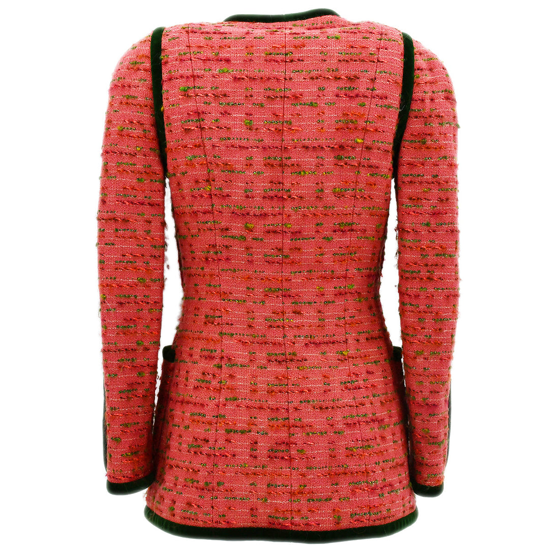 Top Quality Chanel Collarless Jacket Pink A2 #38