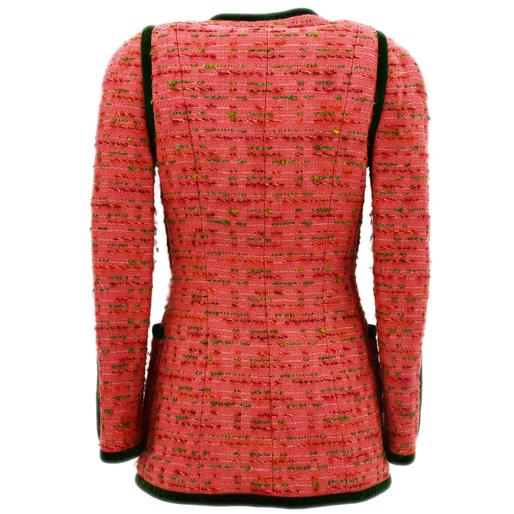 Top Quality Chanel Collarless Jacket Pink A2 #38