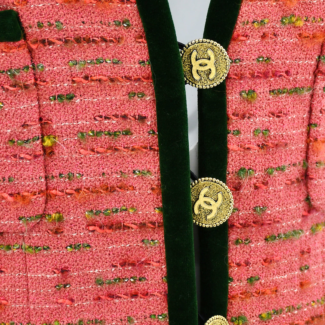Top Quality Chanel Collarless Jacket Pink A2 #38