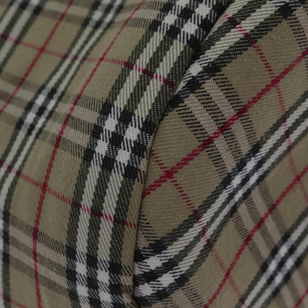 Burberry Nova Check Pet Case Canvas Beige Auth 88722