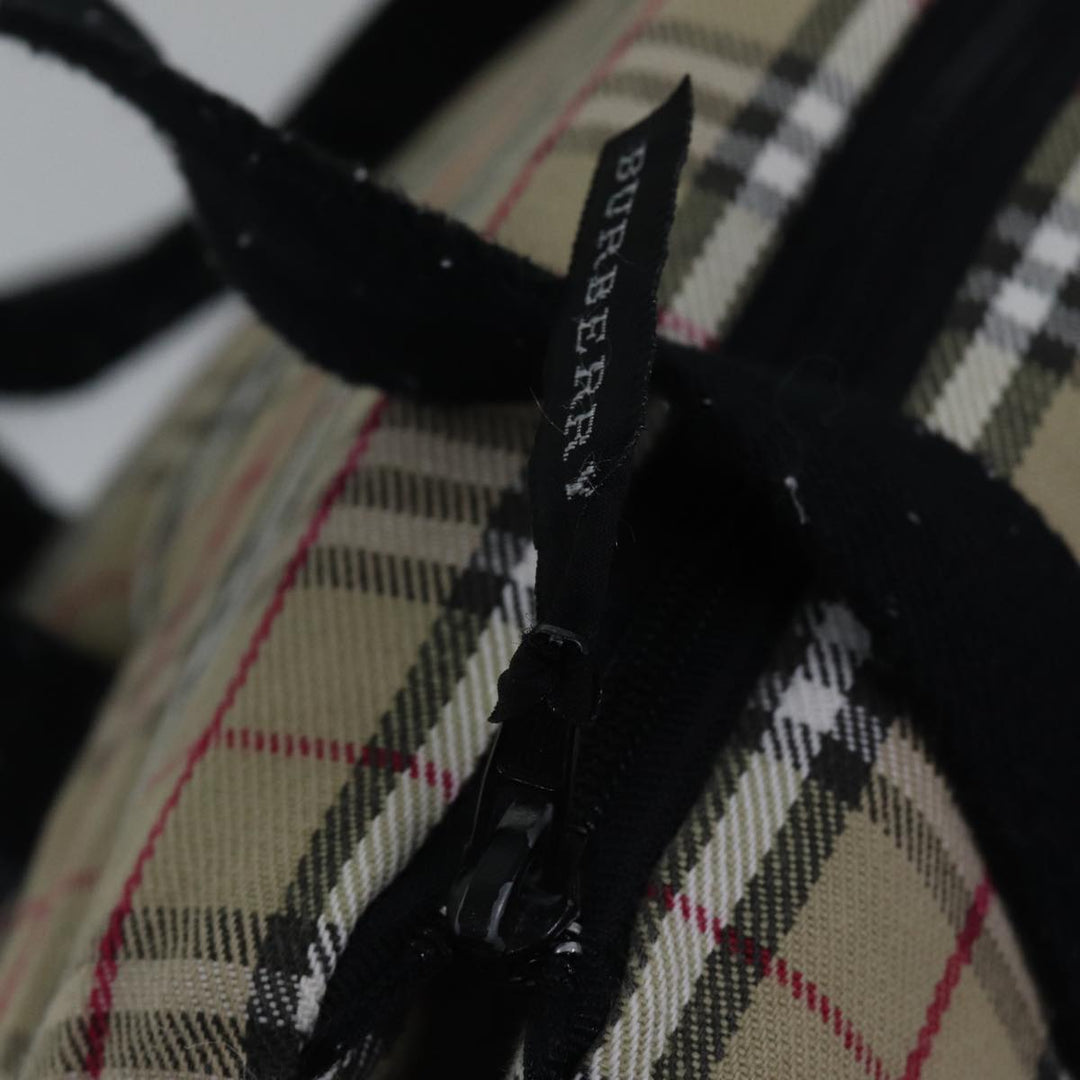 Burberry Nova Check Pet Case Canvas Beige Auth 88722
