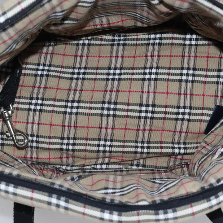 Burberry Nova Check Pet Case Canvas Beige Auth 88722
