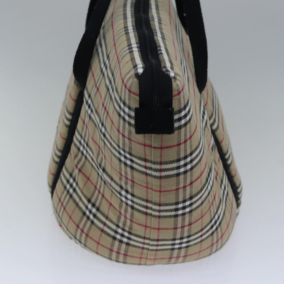 Burberry Nova Check Pet Case Canvas Beige Auth 88722