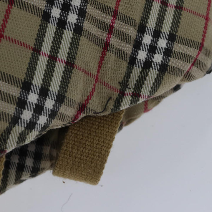 Burberry Nova Check Pet Case Canvas Beige Auth 88722