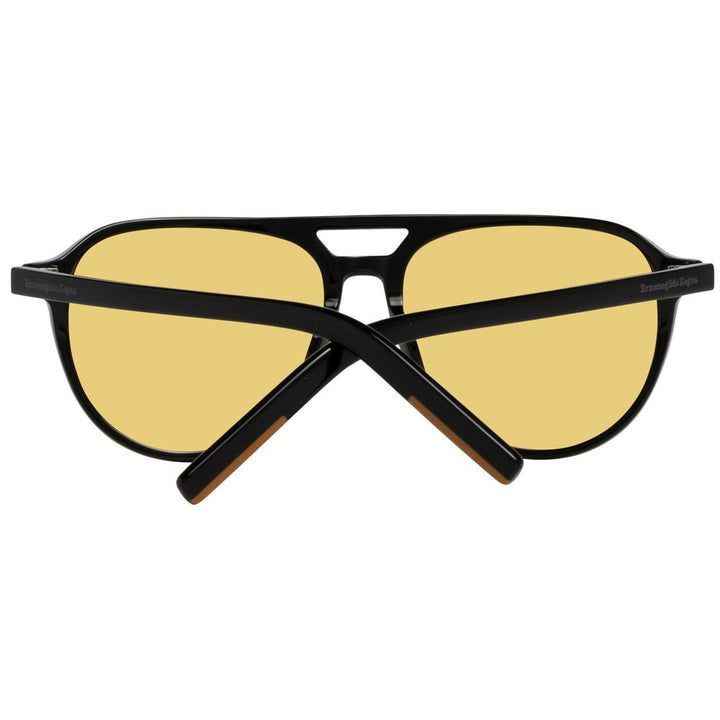 Ermenegildo Zegna Black Men Men's Sunglasses