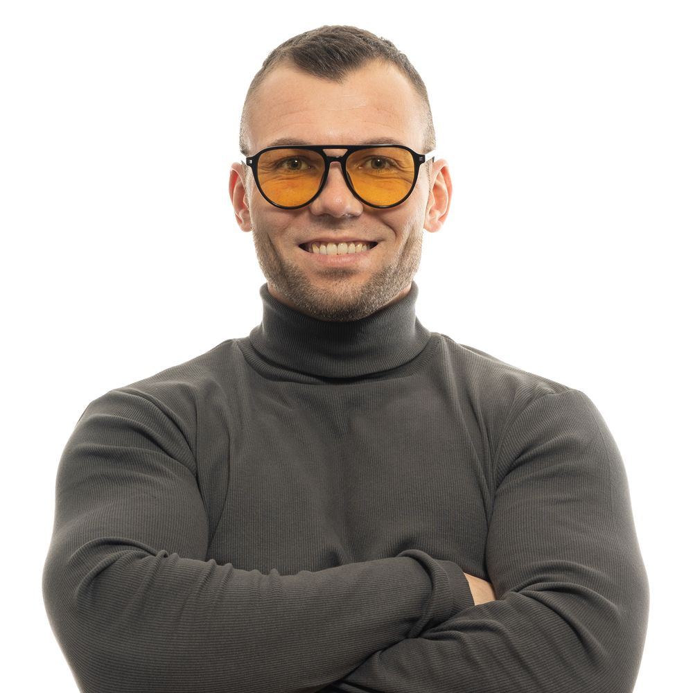 Ermenegildo Zegna Black Men Men's Sunglasses