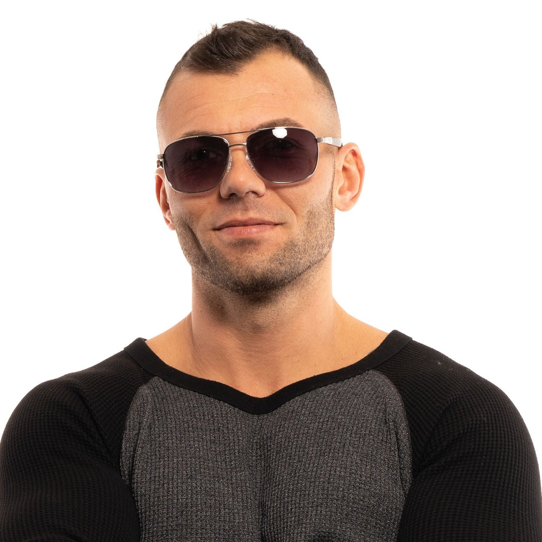 Guess Silver Men Men's Sunglasses