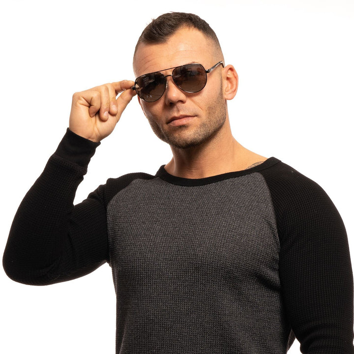 Guess Gray Men Men's Sunglasses
