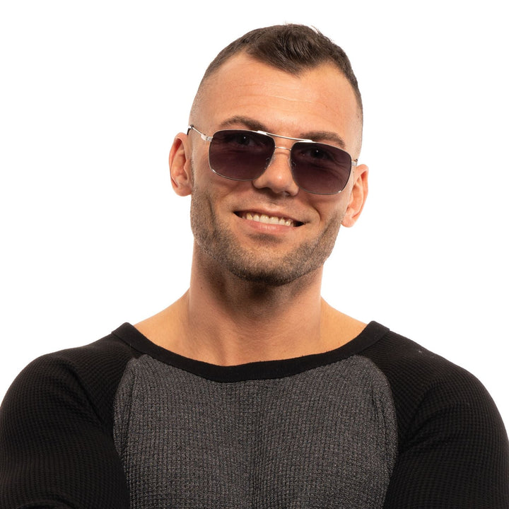Guess Silver Men Men's Sunglasses